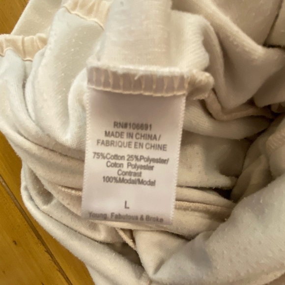 Women’s Tan Jumpsuit Sleeveless Adjustable Tie Waist Cropped Leg Terry large - Picture 9 of 13